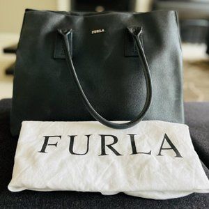 Authentic Black Furla Tote Bag Good Condition, Free Dust Bag